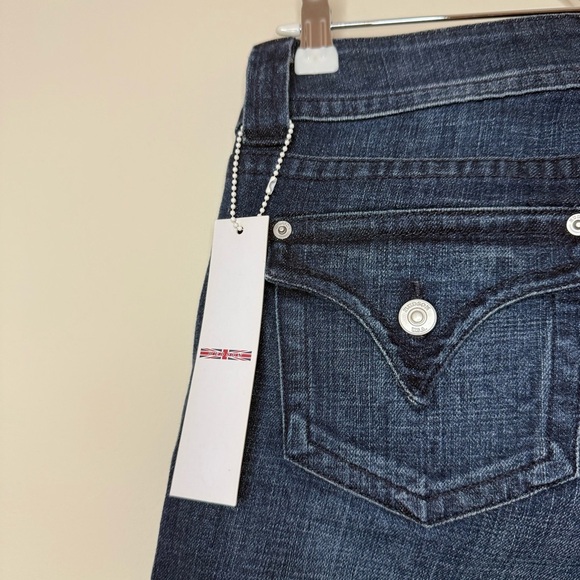 NWT HUDSON JEANS Signature Bootcut Mid Rise Miam Dark Wash Jeans - Picture 11 of 15